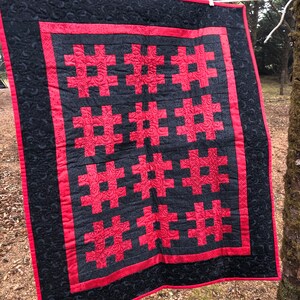 Hashtags Quilt