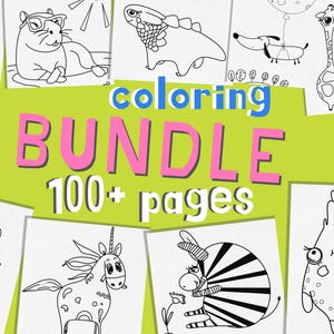 100 Printable Coloring Pages For Kids, Toddlers, Preschoolers, Coloring Book Coloring Page Preschool Kindergarten Homeschool Printables