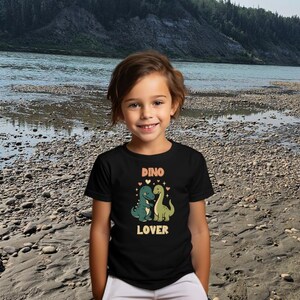 Prehistoric Pair of Dino Lover Tee Youth Size T-Shirt Stem Tweens and Teens who Love Dinosaurs Tshirts