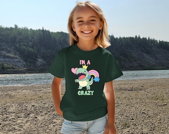 Passenger Princess Rex Youth Size T-Shirt Stem Kids who Love Dinosaurs tshirts