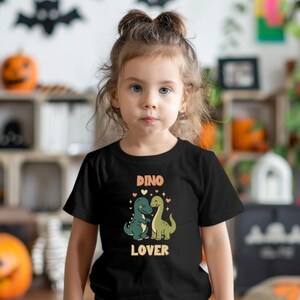 Prehistoric Pair of Dino Lover Tee Toddler Size T-Shirt Stem children who Love Dinosaurs Tshirts