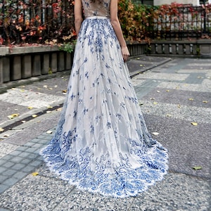 Floral Wedding Gown Etsy