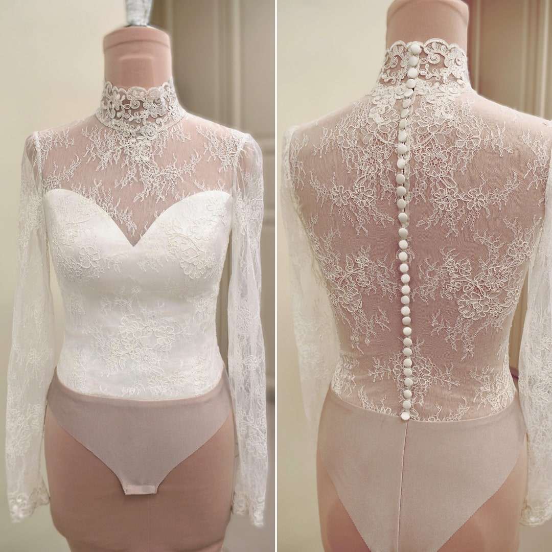 Bridal Bodysuit Wedding Bodysuit Lace Wedding Bodysuit - Etsy