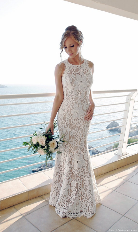 Vestido de novia boho chic, Novias Mary