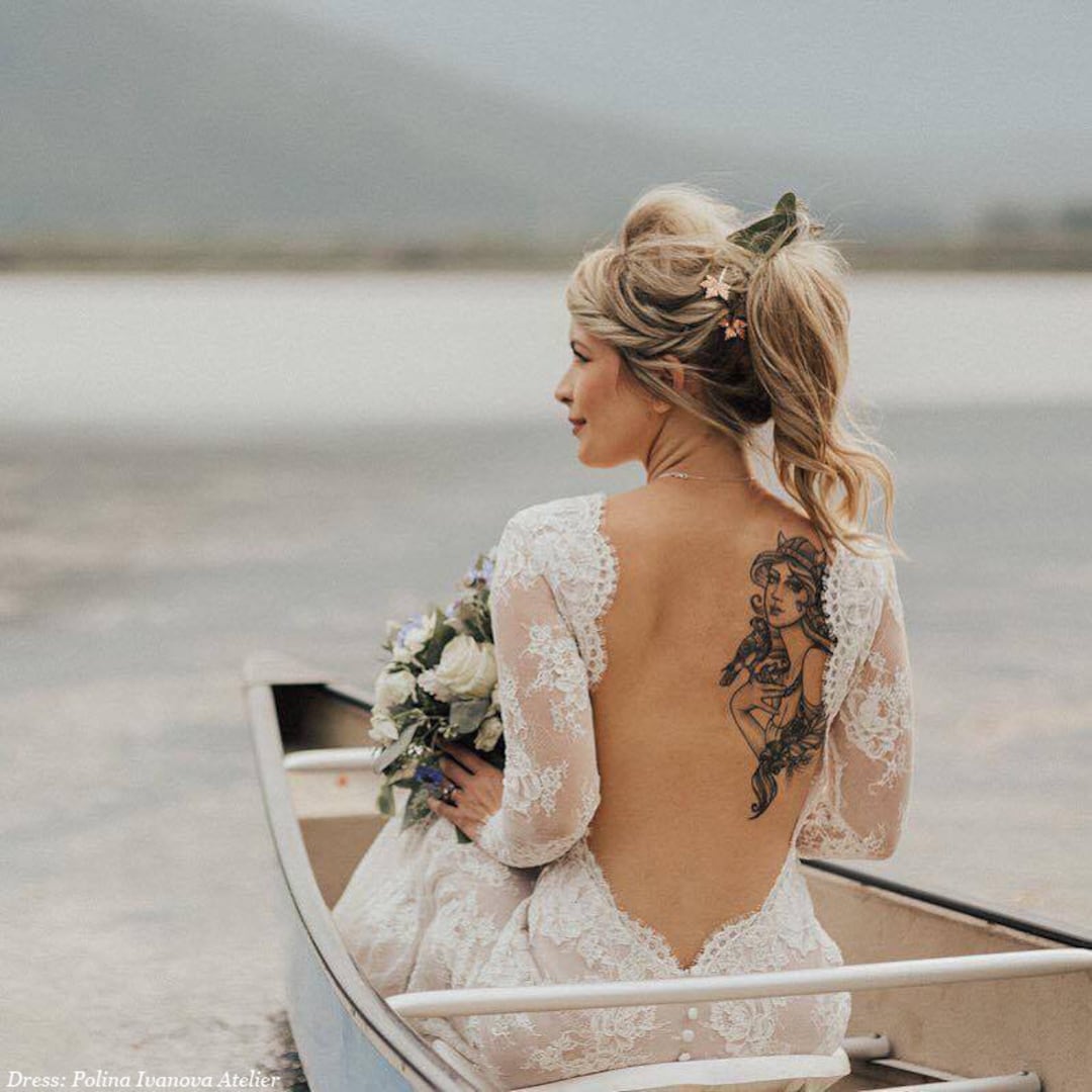 Backless Wedding Dress, Lace Wedding Dress, Sexy Wedding Dress, Open Back Wedding  Dress, Wedding Dress With Long Sleeves -  Canada