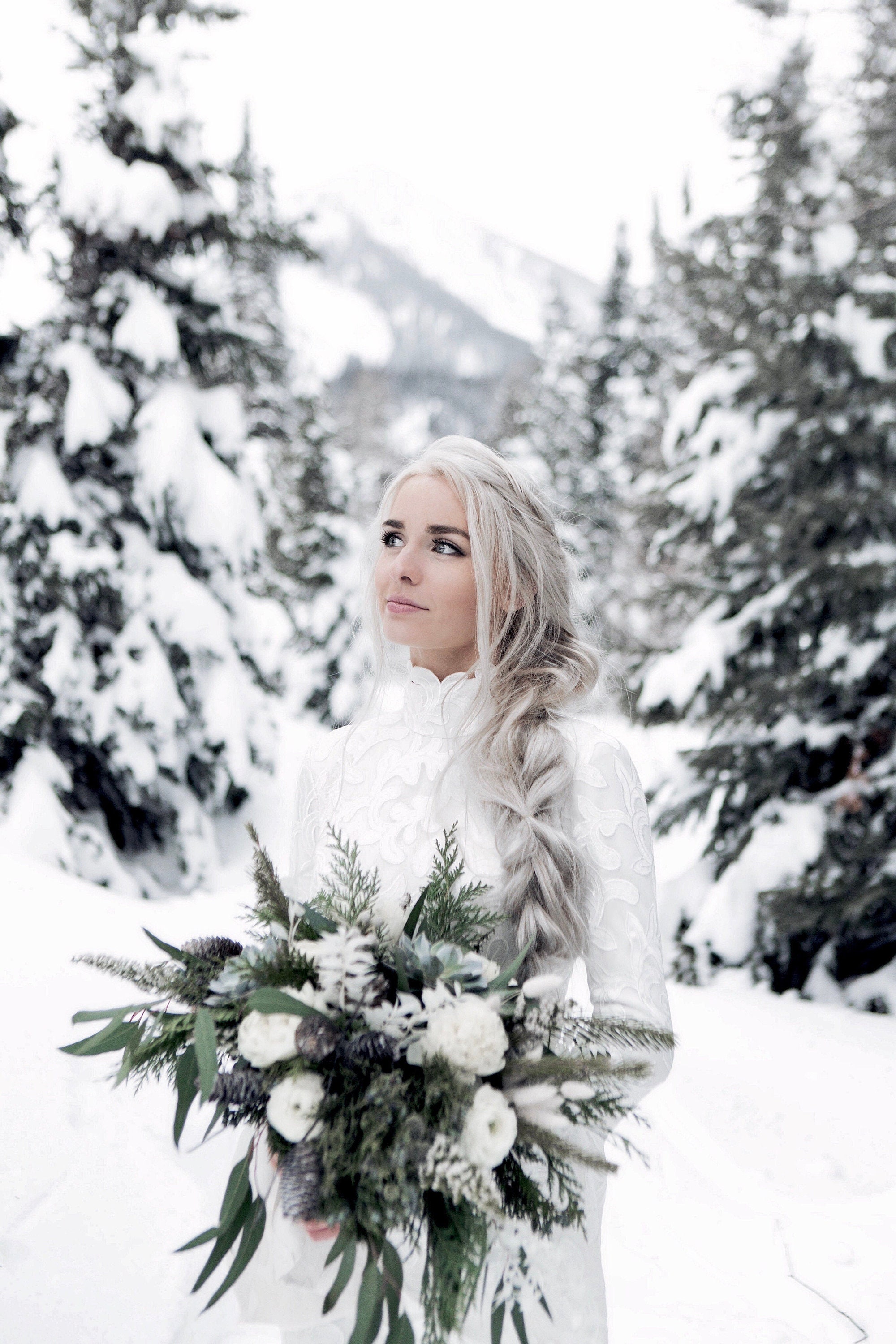 navy blue dress for baby girl 20 Winter Wedding Dress Ideas for Brides