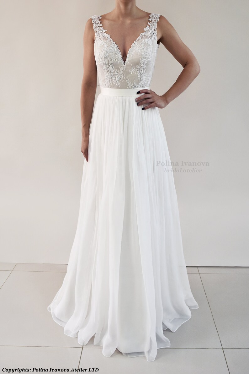 Wedding Skirt Chiffon Skirt Detachable Wedding Skirt White Etsy UK