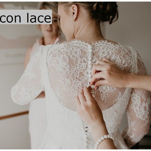 Lace Wedding Bolero, Wedding Bolero, Bridal Bolero, Lace Jacket, Lace Topper, Bridal Shrug, Lace Cover Up, Bridal Top image 6