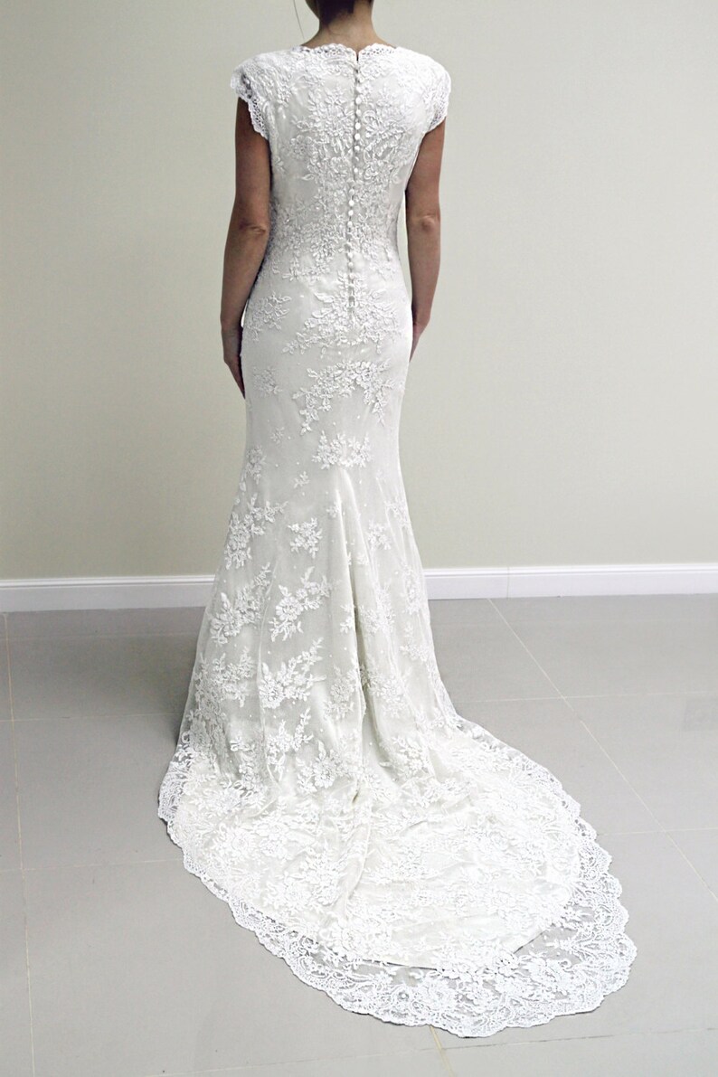 modified a line gown