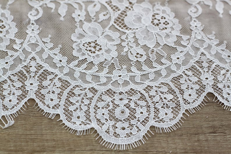 Delicate Chantilly lace