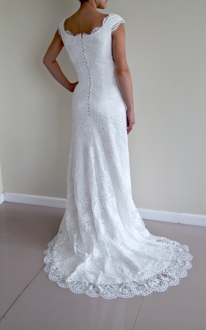 modified a line gown