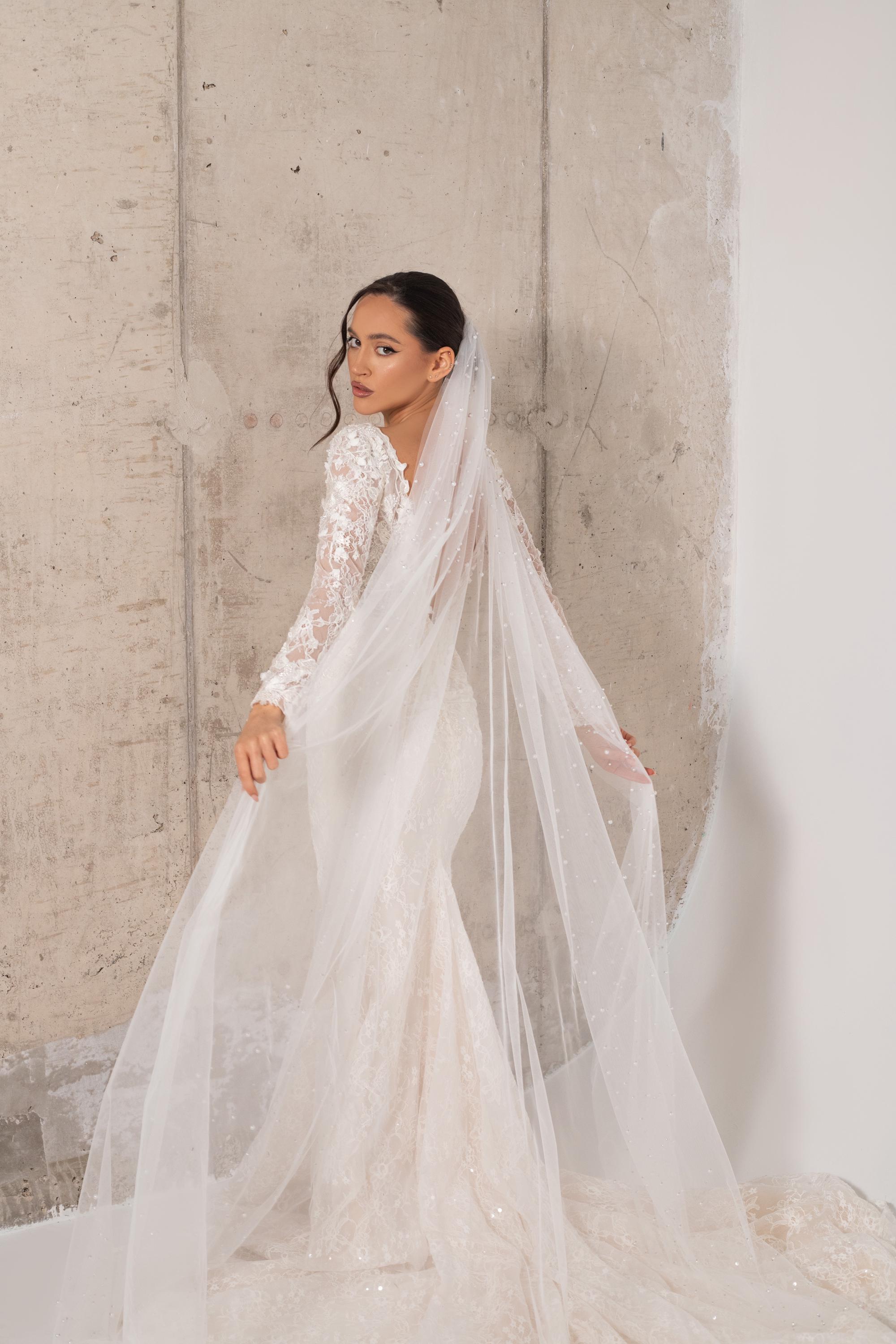 knee length dresses for ladies Rustic Long Sleeve Lace Wedding Dress With Lining A-line Beach Wedding  Dresses SEW005|Selinadress – SELINADRESS main image 0