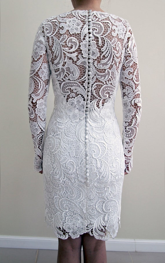 lace wedding reception dress