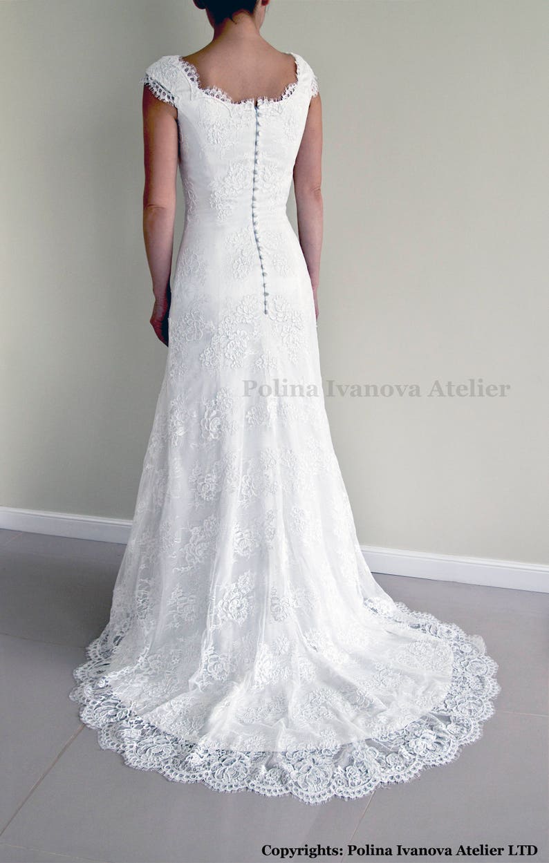 modified a line gown