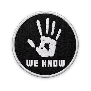 We Know, Dark Brotherhood Patch: Sew-On, Iron-On, or Velcro