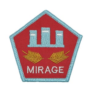 Mirage Patch: Zum Aufnähen, Aufbügeln oder mit Klettverschluss