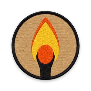 Incinerate Plasmid Patch: Sew-On, Iron-On, or Velcro