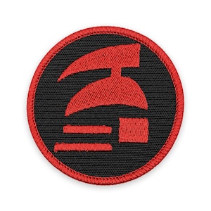 Hardcore Ironman Patch: Sew-On, Iron-On, or Velcro
