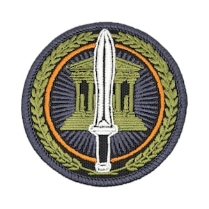 Parche del Panteón: para coser, planchar o pegar con velcro