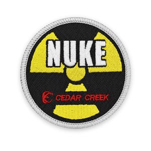 Nuke Patch: Sew-On, Iron-On, or Velcro