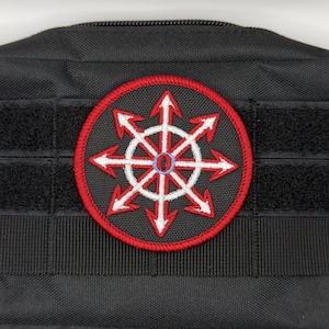 Parche de Chaos Undivided: para coser, planchar o con velcro.