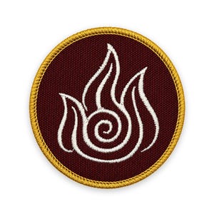 Firebending Patch: Sew-On, Iron-On, or Velcro