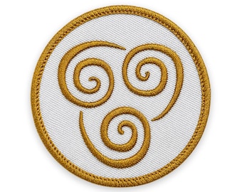 Airbending Patch: Sew-On, Iron-On, or Velcro