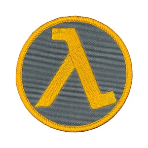 Lambda Patch : Sew-On, Iron-On, or Velcro