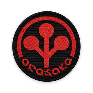 Parche de Arasaka Corporation: para coser, planchar o con velcro.