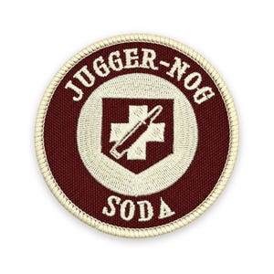 Juggernog Patch: Sew-On, Iron-On, or Velcro