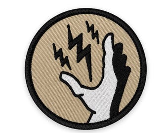 Electro Bolt Plasmid Patch: Sew-On, Iron-On, or Velcro
