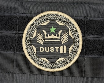 Parche Dust II: para coser, planchar o con velcro.