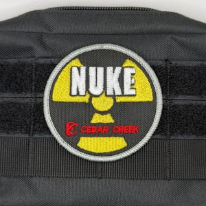 Nuke Patch: Sew-On, Iron-On, or Velcro