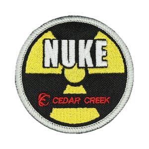 Nuke Patch: Sew-On, Iron-On, or Velcro