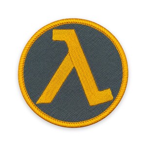 Lambda Patch : Sew-On, Iron-On, or Velcro