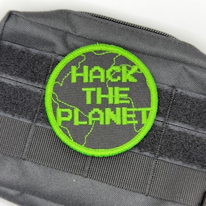 Hack The Planet Globe Patch