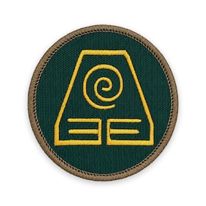Earthbending Patch: Sew-On, Iron-On, or Velcro