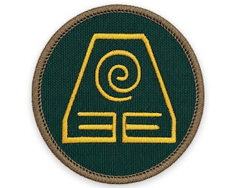 Earthbending Patch: Sew-On, Iron-On, or Velcro