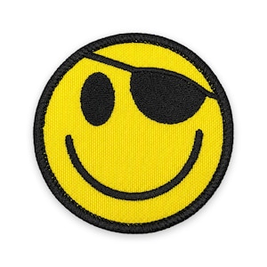 Hack The Planet Smile Patch: Sew-On, Iron-On, or Velcro