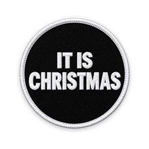 Christmas for the Unfestive Patch: Sew-On, Iron-On, or Velcro