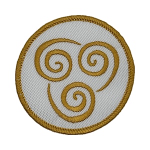 Airbending Patch: Sew-On, Iron-On, or Velcro