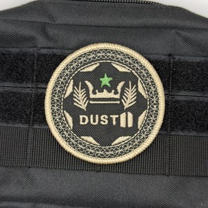 Dust II Patch: Sew-On, Iron-On, or Velcro