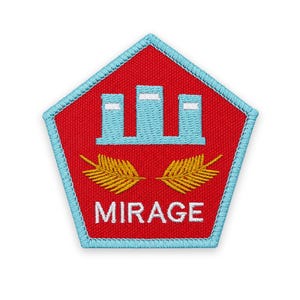 Mirage Patch: Sew-On, Iron-On, or Velcro