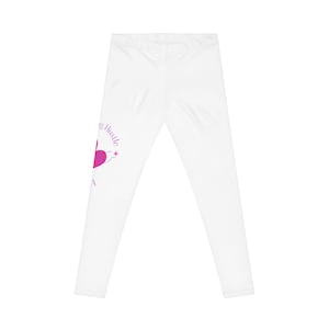 Heartfelt Women&#39;s Casual Leggings, Valentine&#39;s Day Gift, Fitness Apparel, Trendy Everyday Wear, Cute Activewear, Gifts for Her