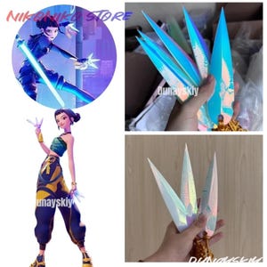 Cartoon Demon Hunter Of KPop Zoey Cosplay Dart Boomerang Weapons Costume Props Arms Women Adult Girls Halloween Accessories