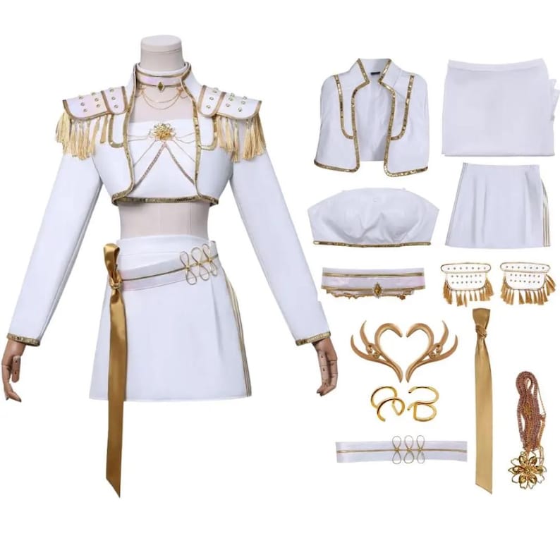 Luascxu Demon Hunters Rumi Cosplay Kostüm - Hoodie & Sweatpants Set Unisex