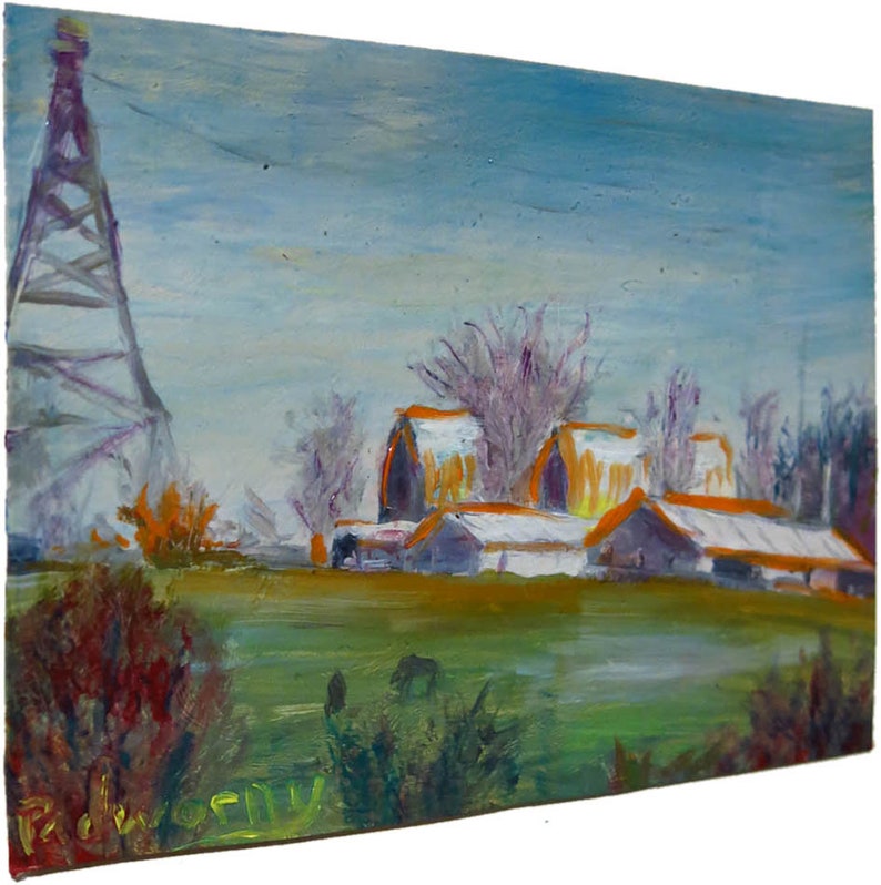 Original Oil Painting on Gesso Primed Illustration Board of 5 Etsy