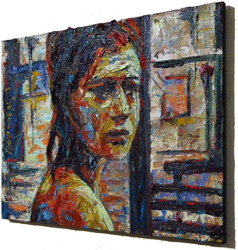 Original Oil Painting on Gallery Wrapped Stretched Canvas of 16 by 20