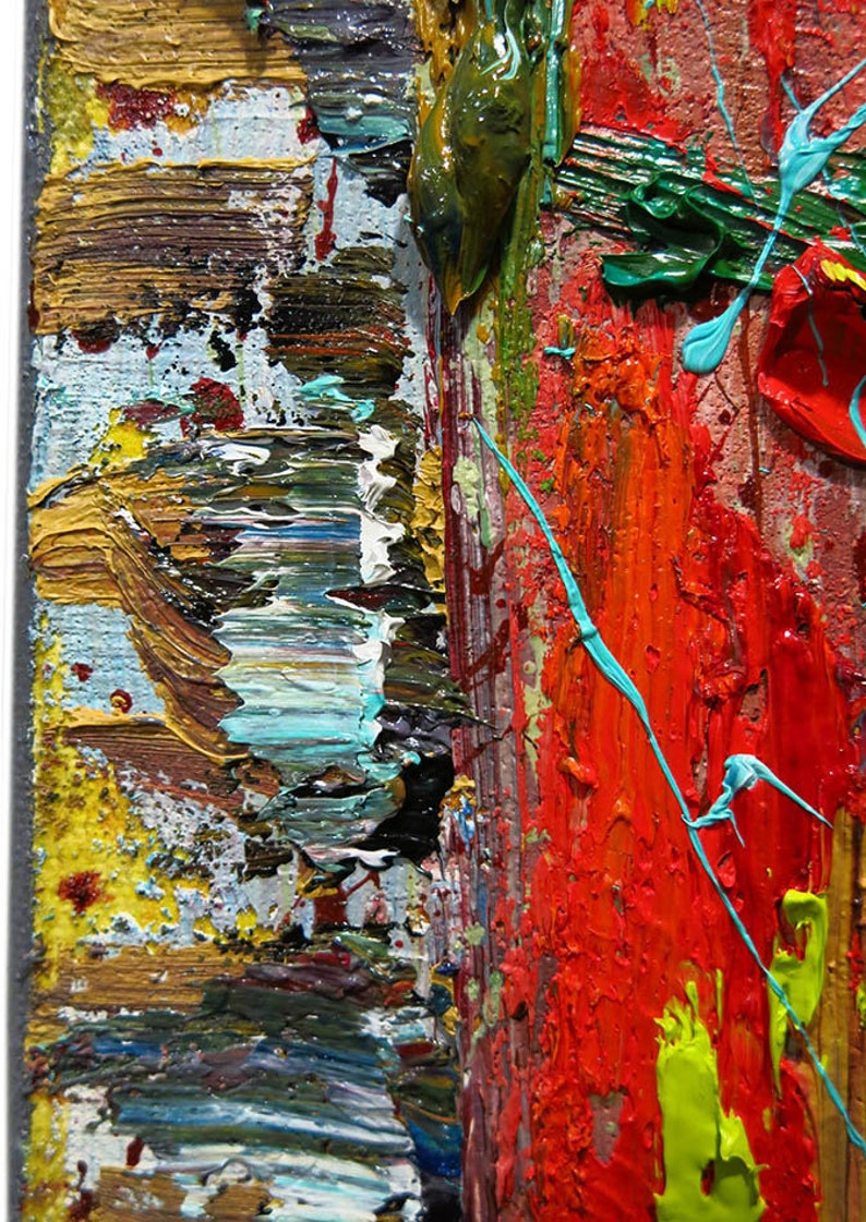 Original Oil Painting on Gallery Warped Stretched Canvas of 12 Etsy