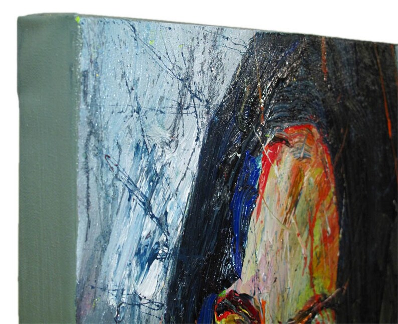 Oil Paint on Gallery Wrapped Stretched Canvas of 30 by 20 by Etsy